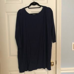 Navy blue Piko tunic dress size M